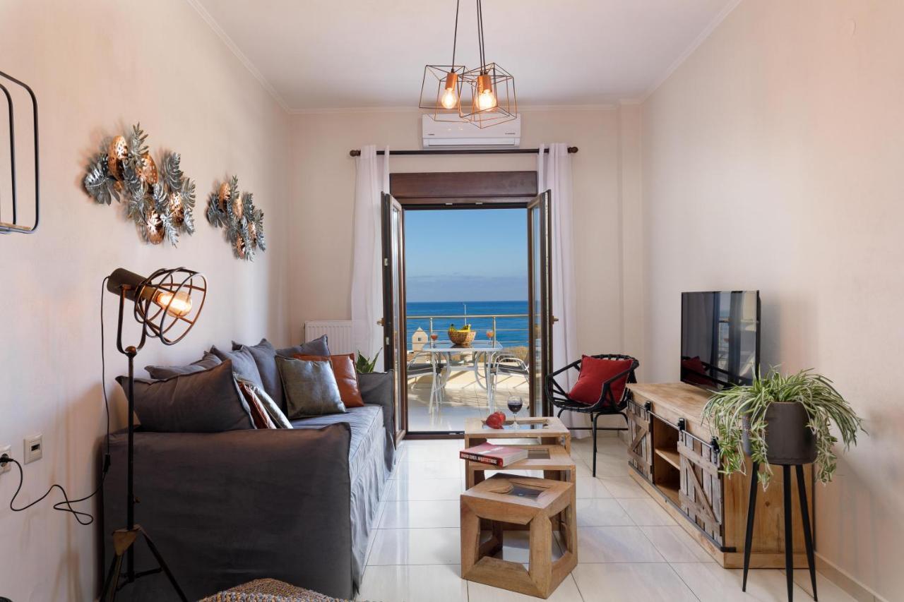 Oak Wood - Sea View Exclusive Maisonette Sfakaki Luaran gambar