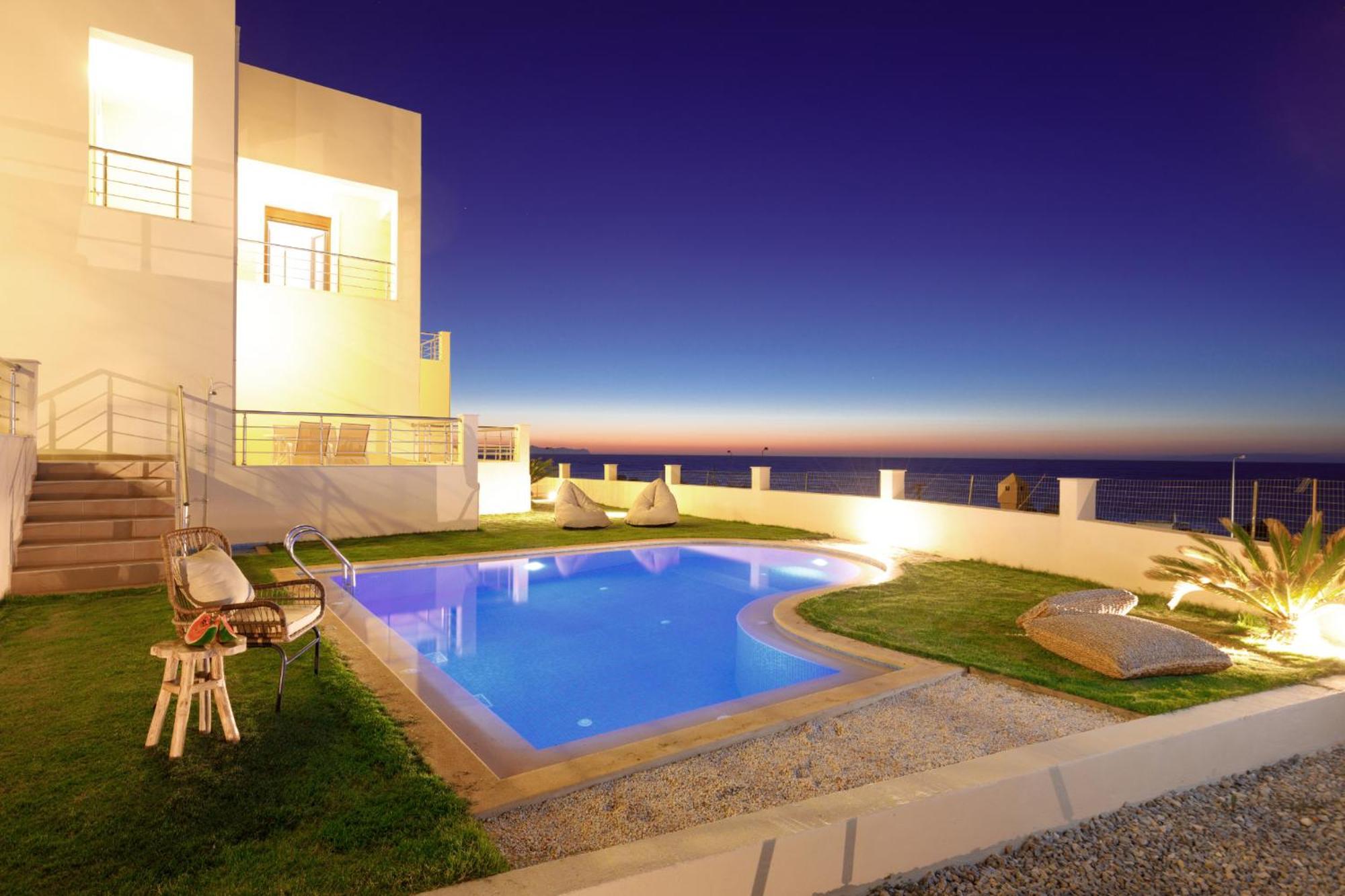 Oak Wood - Sea View Exclusive Maisonette Sfakaki Luaran gambar