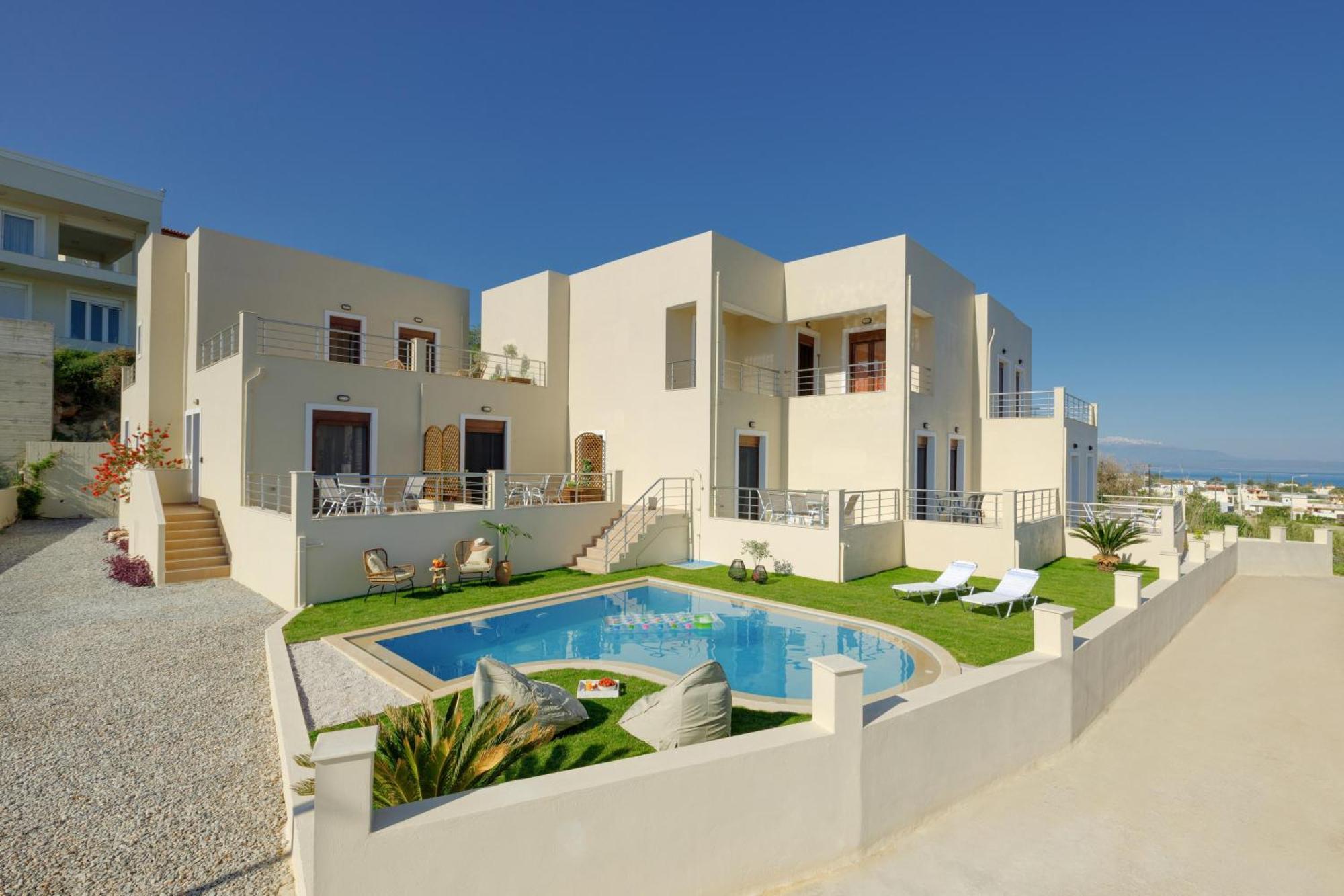 Oak Wood - Sea View Exclusive Maisonette Sfakaki Luaran gambar