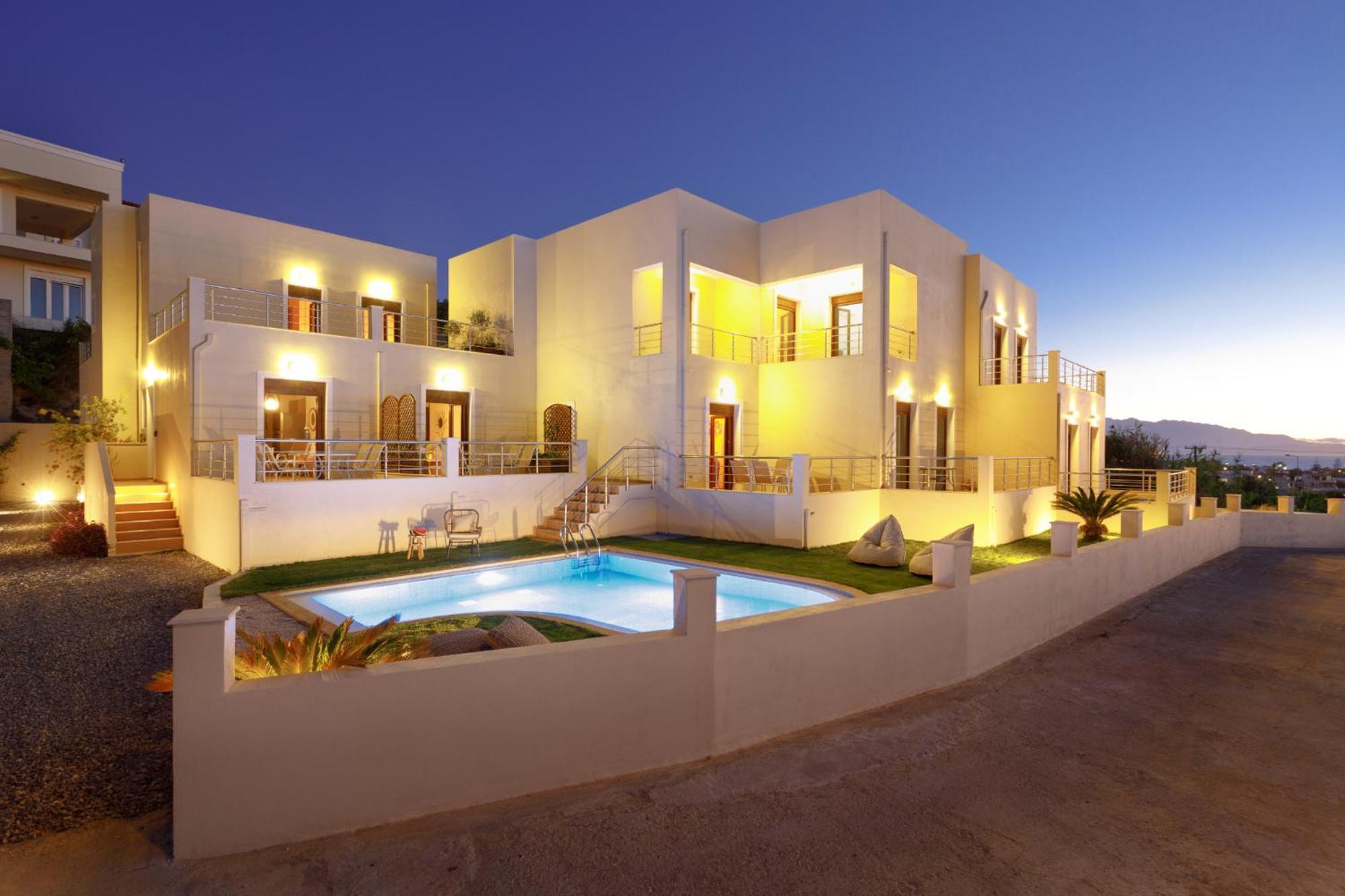 Oak Wood - Sea View Exclusive Maisonette Sfakaki Luaran gambar