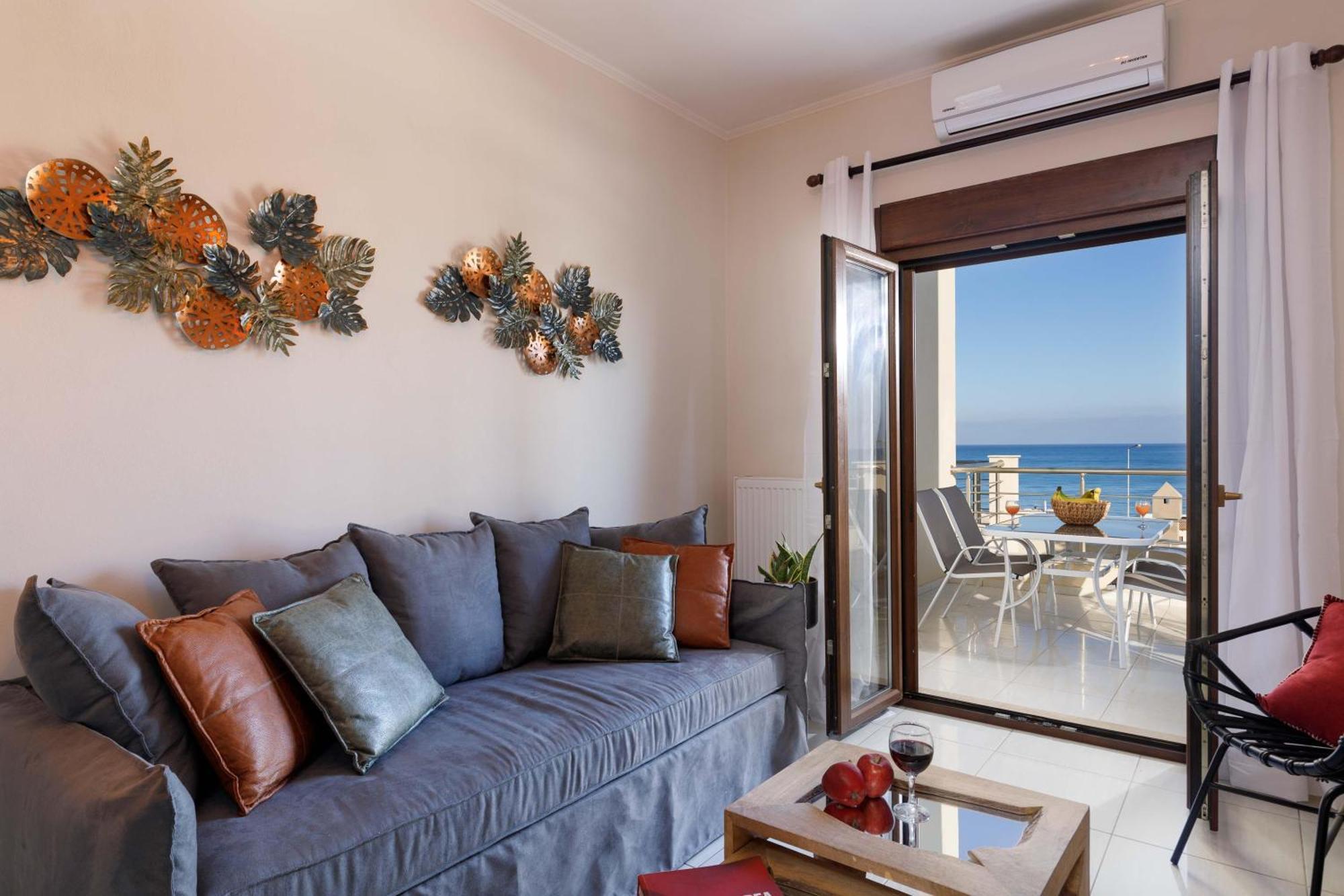 Oak Wood - Sea View Exclusive Maisonette Sfakaki Luaran gambar