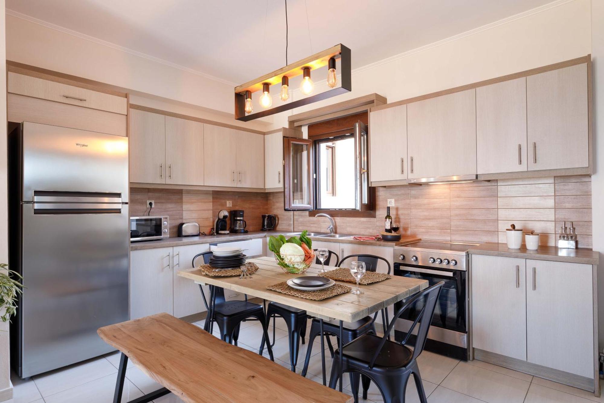 Oak Wood - Sea View Exclusive Maisonette Sfakaki Luaran gambar