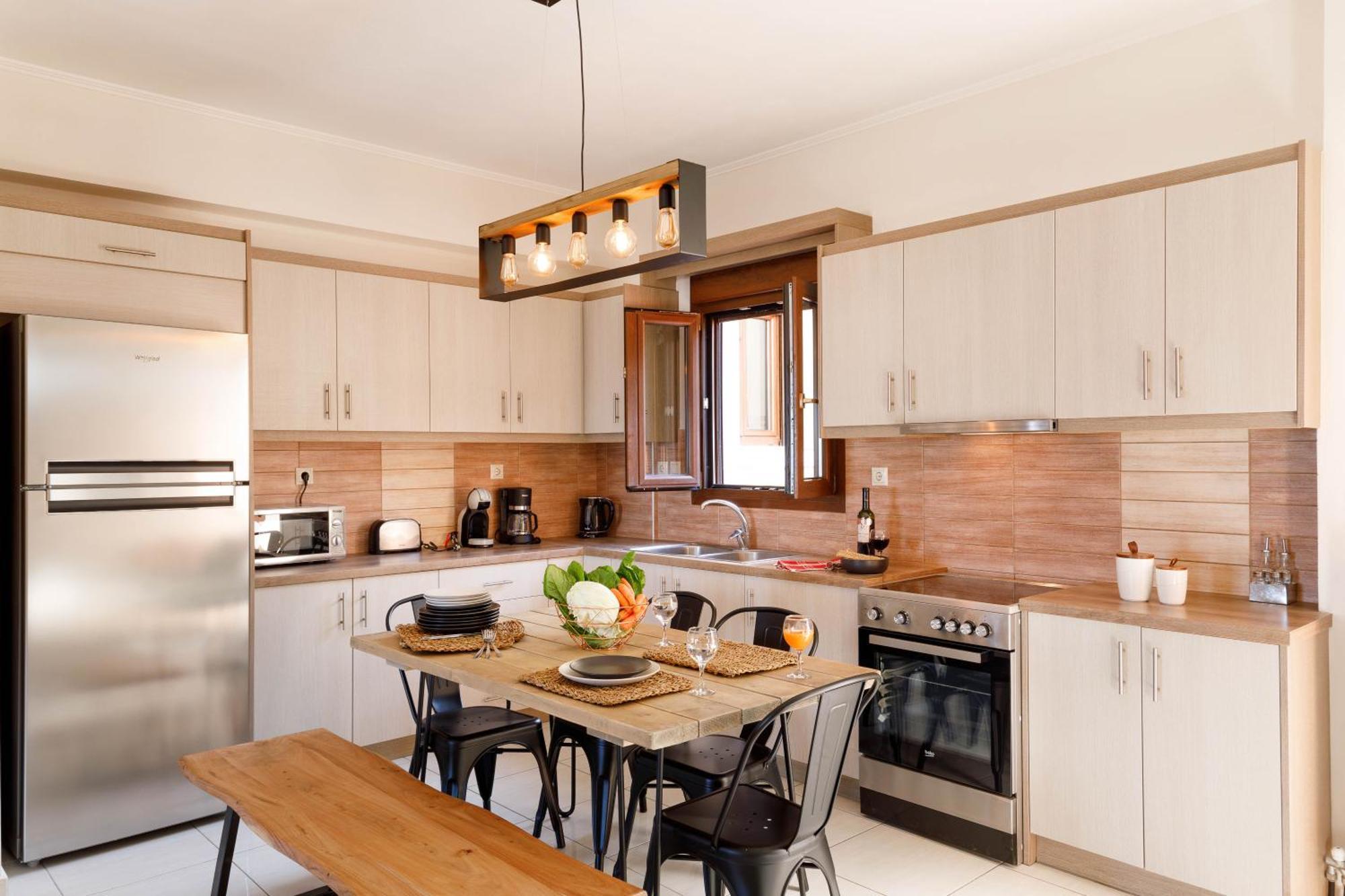 Oak Wood - Sea View Exclusive Maisonette Sfakaki Luaran gambar