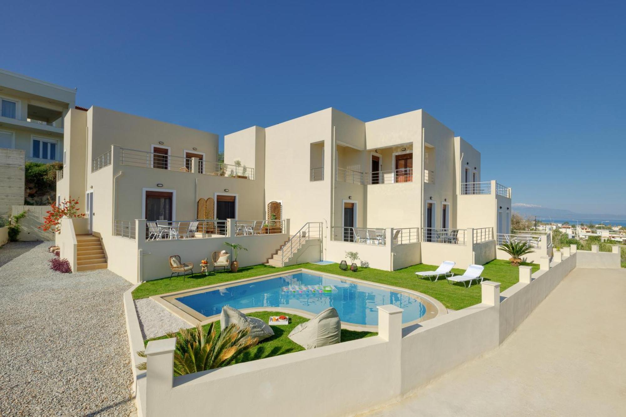 Oak Wood - Sea View Exclusive Maisonette Sfakaki Luaran gambar